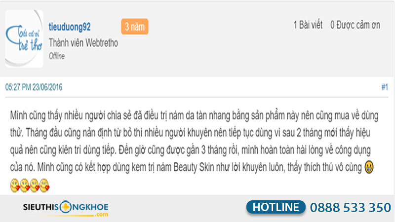 phản hồi beauty skin
