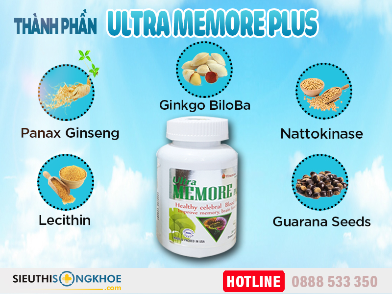 thành phần ultra memore plus