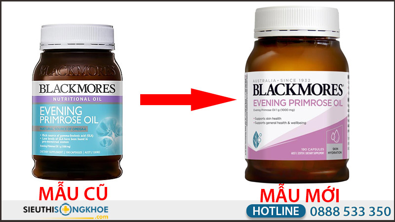mẫu mới tinh dầu hoa anh thảo blackmores