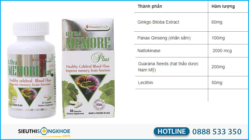 ultra memore plus co tot khong