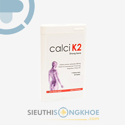 Calci K2 - Viên Chống Loãng Xoang Xương, Đẩy Lùi Các Bệnh Về Xương Hiệu Quả