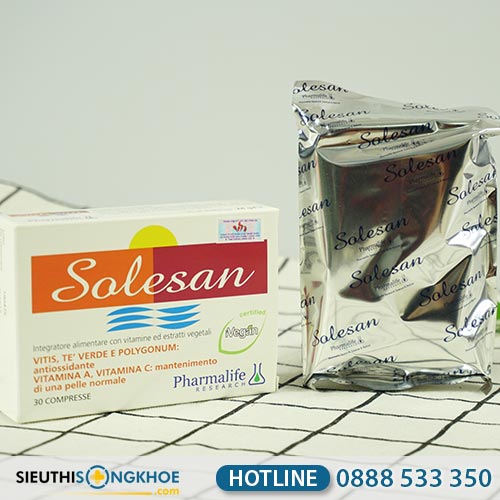Viên Chống Nắng Solesan - Hỗ Trợ Bảo Vệ Làn Da Trước Mọi Tác Hại Của Nắng