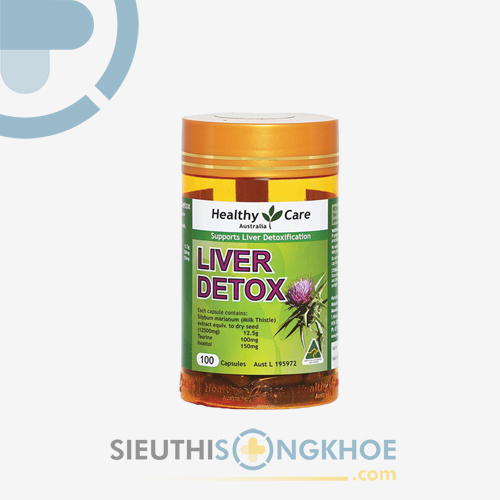Healthy Care Liver Detox - Hỗ Trợ Điều Trị Viêm Gan, Xơ Gan, Gan Nhiễm Mỡ, Men Gan Cao