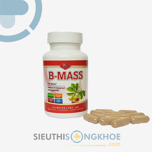 B-Mass - Viên Hỗ Trợ Điều Trị Bệnh Trĩ , Co Búi Trĩ Tự Nhiên, Hiệu Quả