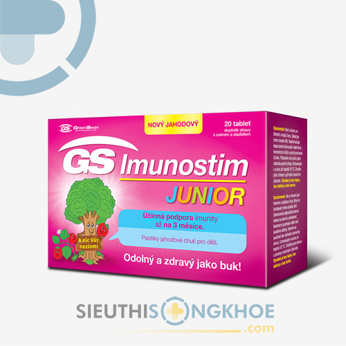 GS Imunostim Junior - Viên Ngậm Bồi Bổ Cơ Thể, Tăng Miễn Dịch Cho Trẻ