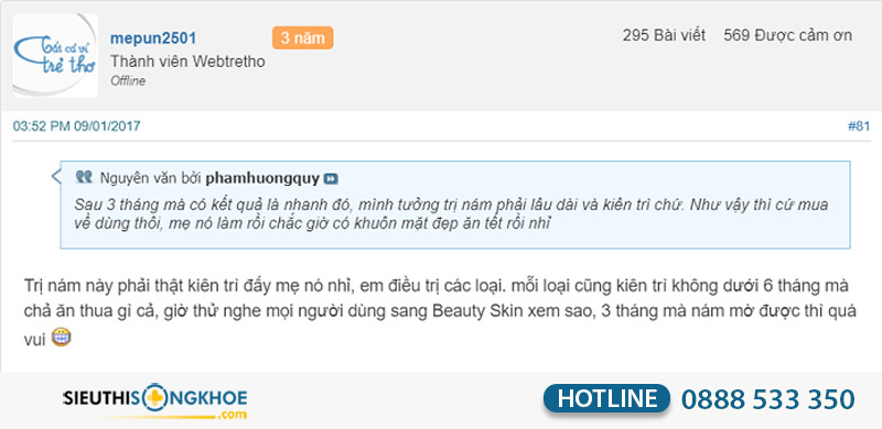 vien uong beauty skin co tot khong