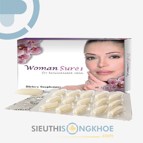 Viên Uống Womansure 1- Dưỡng Trắng Da Và Chống Lão Hóa