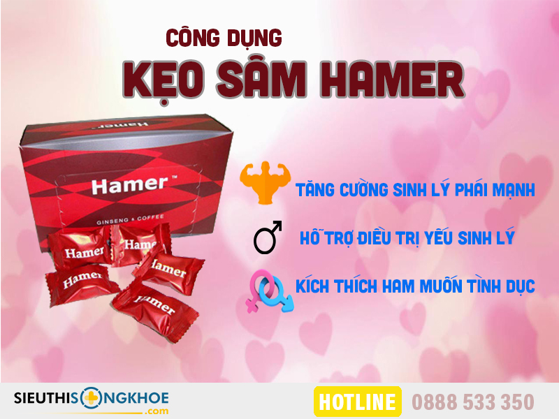 công dụng kẹo sâm hamer
