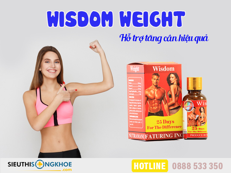 viên uống tăng cân wisdom weight