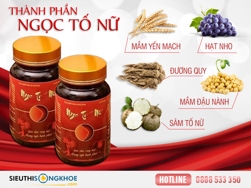 thành phần viên uống tăng vòng một ngọc tố nữ