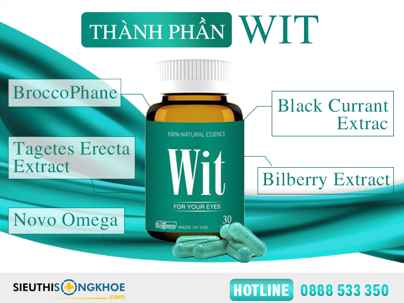 thành phần viên uống bổ mắt wit ecogreen