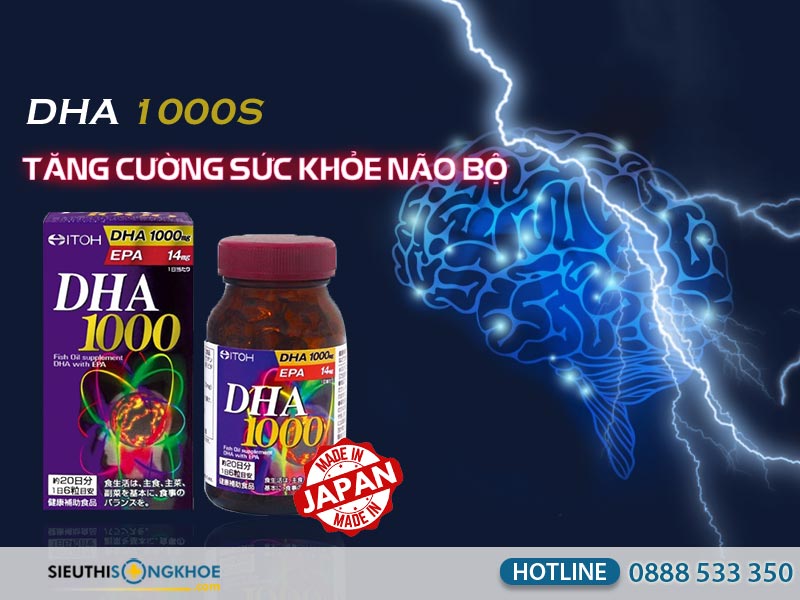 viên bổ não dha 1000s nhật bản