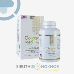 Collagen A E C 12000mg Ahlozen Gold – Đem Lại Làn Da Trắng Hồng Rạng Rỡ