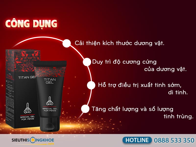 công dụng titan gel