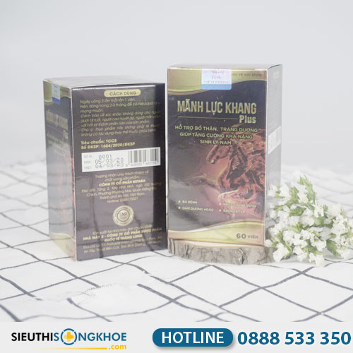 Mãnh Lực Khang Plus - Viên Uống Tăng Cường Sinh Lý Nam