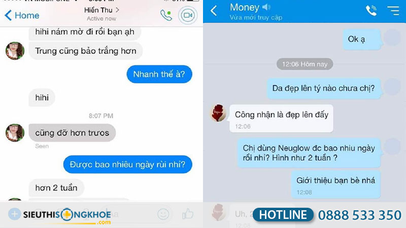 neuglow c có tác dụng phụ không