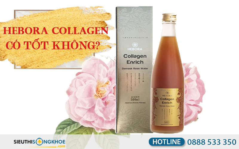 nước uống đẹp da hebora collagen có tốt không