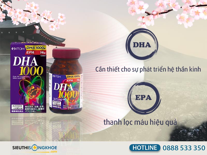 thành phần dha 1000s nhật bản
