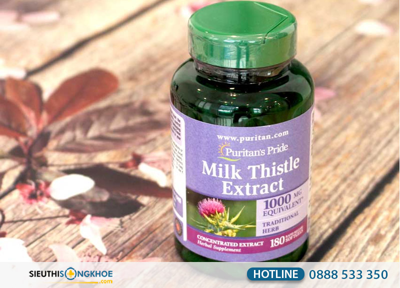 vien bo gan milk thistle extract co tot khong