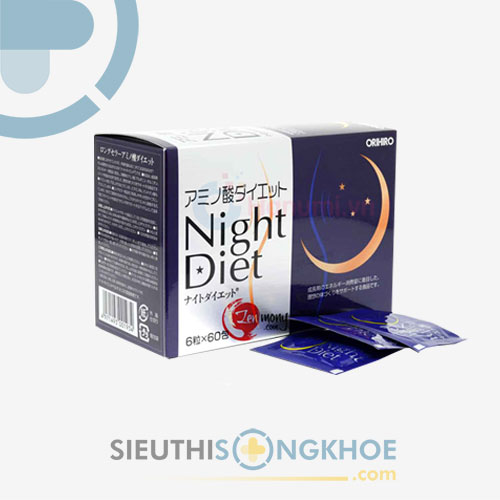 Night Diet Orihiro - Viên Giảm Cân Ban Đêm Hiệu Quả Nhật Bản
