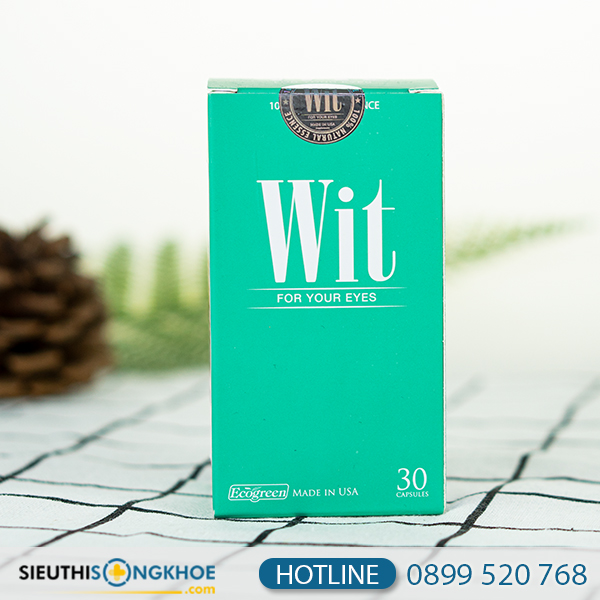 Wit - Viên Uống Bổ Mắt, Bảo Vệ Mắt Từ Sâu Bên Trong