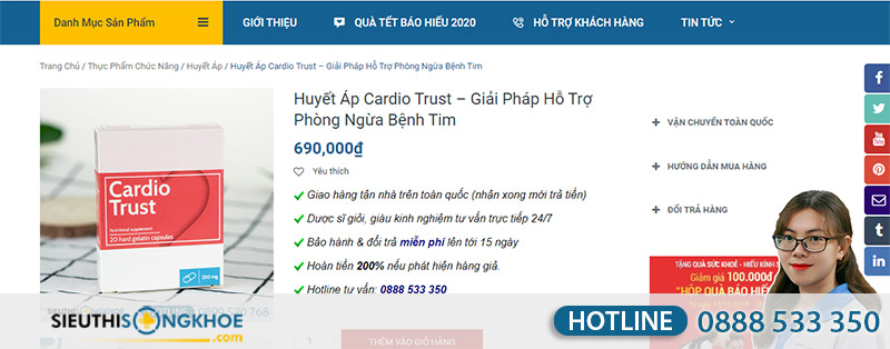 cardio trust bán ở đâu