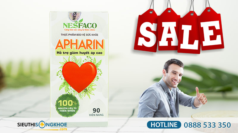 chương trình khuyến mãi sản phẩm huyết áp apharin