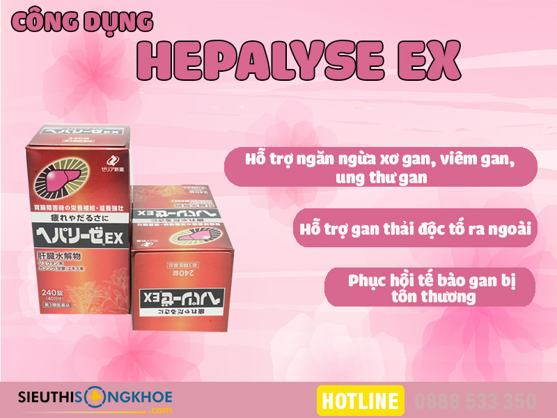 công dụng hepalyse