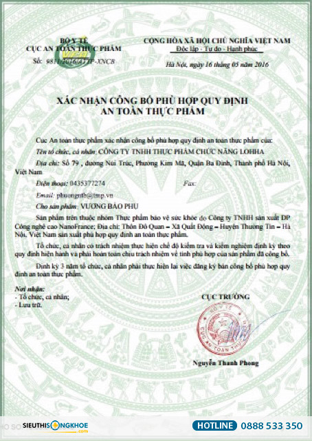 vuong bao phu co tot khong