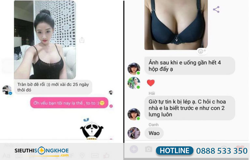 phản hồi nở ngực đào thi