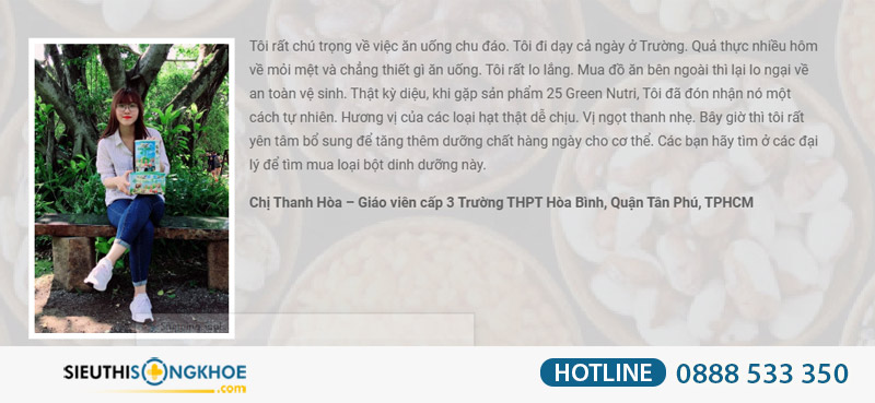 25 green nutri co tot khong