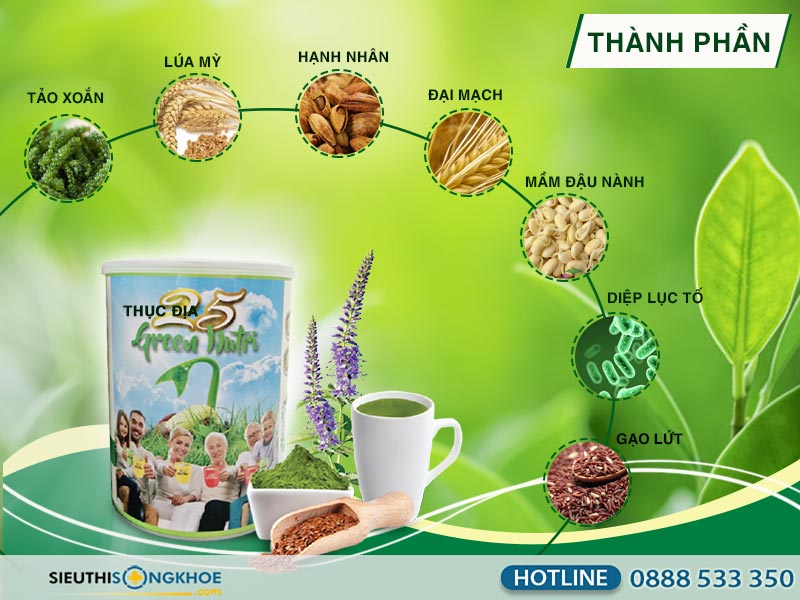 25 Green Nutri - Bột Ngũ Cốc Bổ Sung Dưỡng Chất Cho Cơ Thể