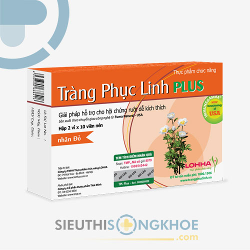 Tràng Phục Linh Plus - Hỗ Trợ Điều Trị Chứng Ruột Kích Thích Và Đại Tràng Co Thắt