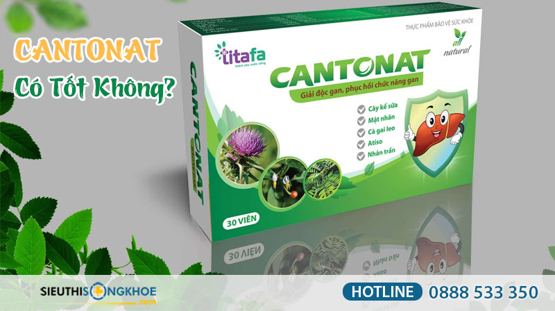 viên giải độc gan cantonat có tốt không