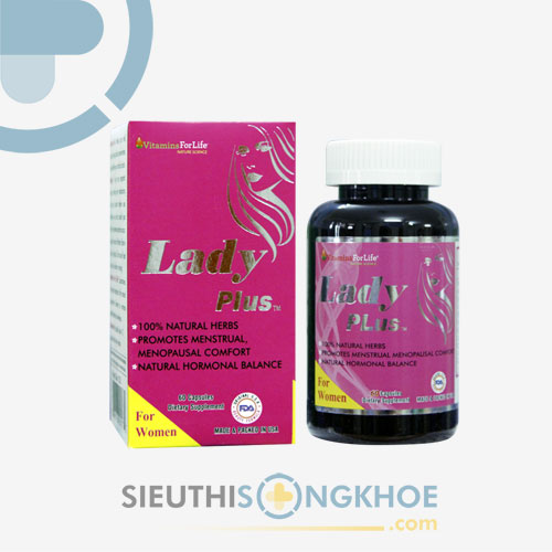 Lady Plus - Viên Uống Tăng Cường Sinh Lý Nữ, Lưu Giữ Thanh Xuân