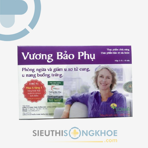 Vương Bảo Phụ - Viên Uống Hỗ Trợ Điều Trị U Xơ Tử Cung