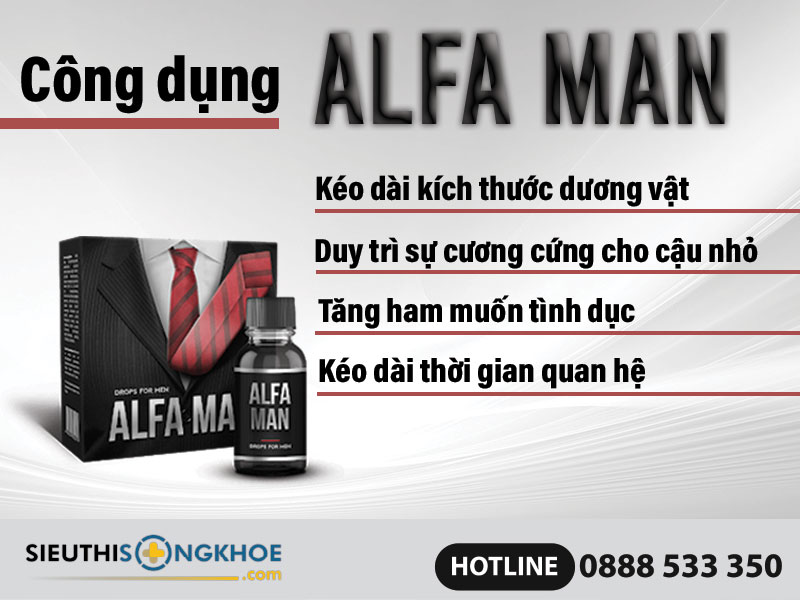 công dụng alfa man