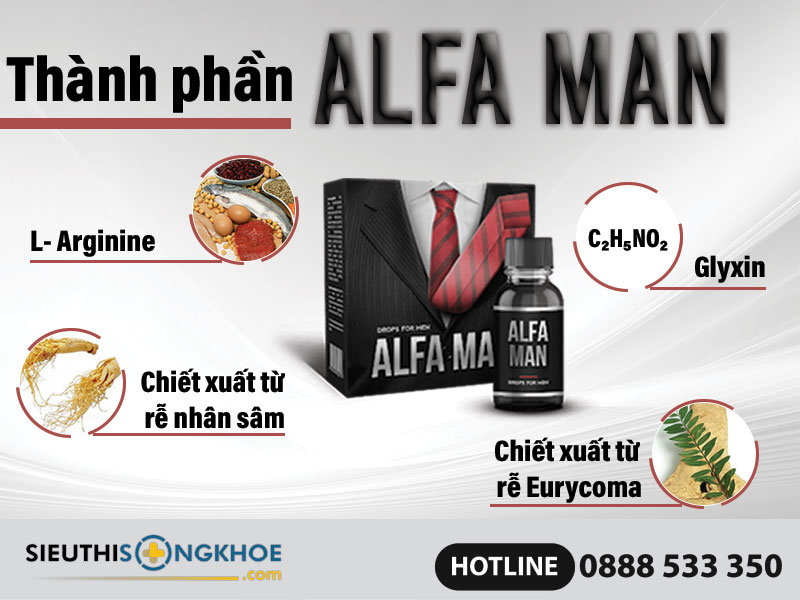 thành phần alfa man