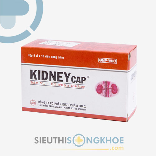 Kidneycap - Viên Bổ Thận Tráng Dương, Khôi Phục Bản Lĩnh Phái Mạnh