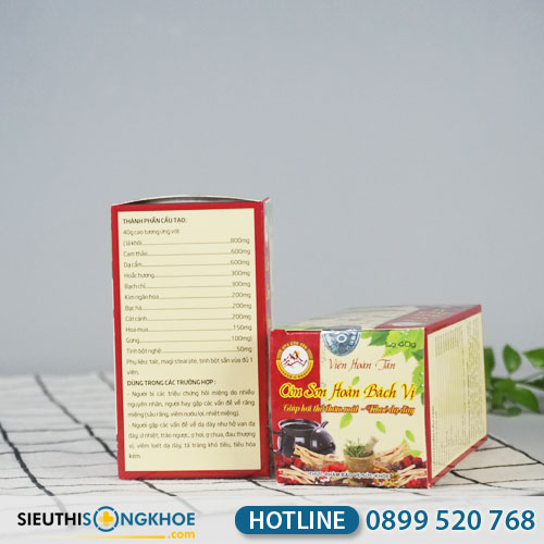 Côn Sơn Hoàn Bách Vị - Hỗ Trợ Khử Mùi Hôi Miệng, Hỗ Trợ Trị Các Vấn Đề Về Dạ Dày