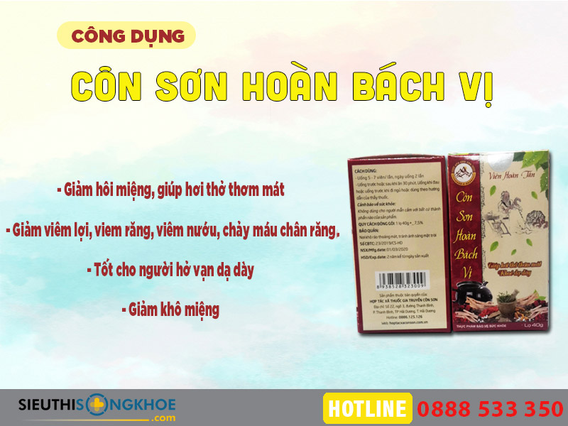 côn sơn hoàn bách vị
