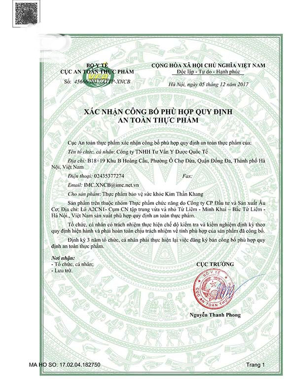 giay chung nhan kim than khang 