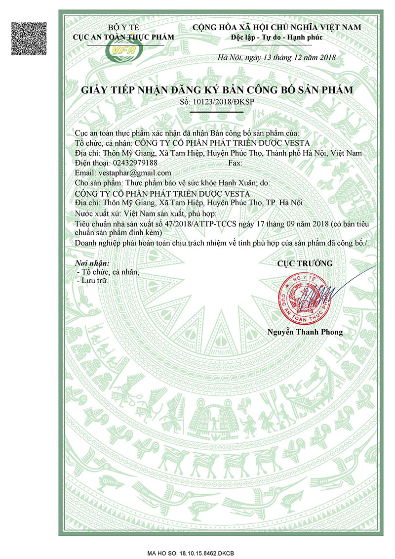 giay chung nhan vien uong hanh xuan