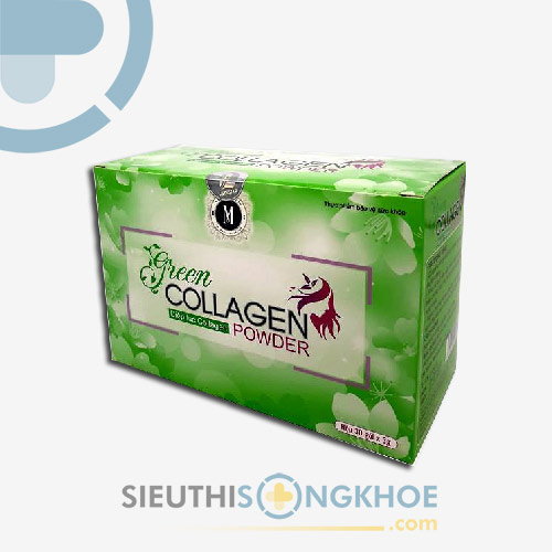 Green Collagen Powder - Gói Diệp Lục Hỗ Trợ Thanh Nhiệt, Thải Độc