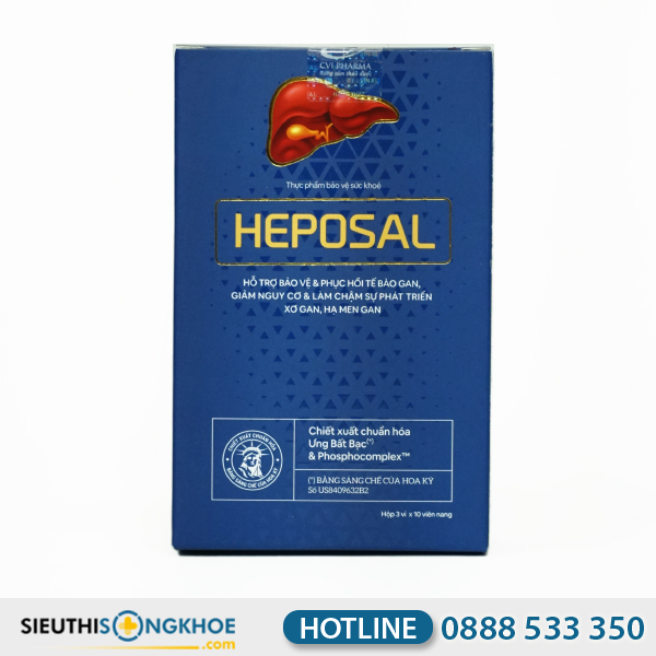 Heposal Viên Uống Giải Độc Gan Hiệu Quả An Toàn Chính Hãng
