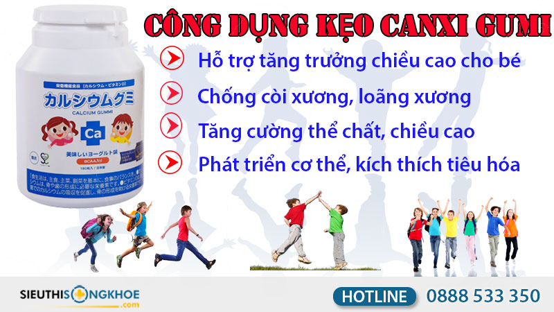 kẹo canxi gumi