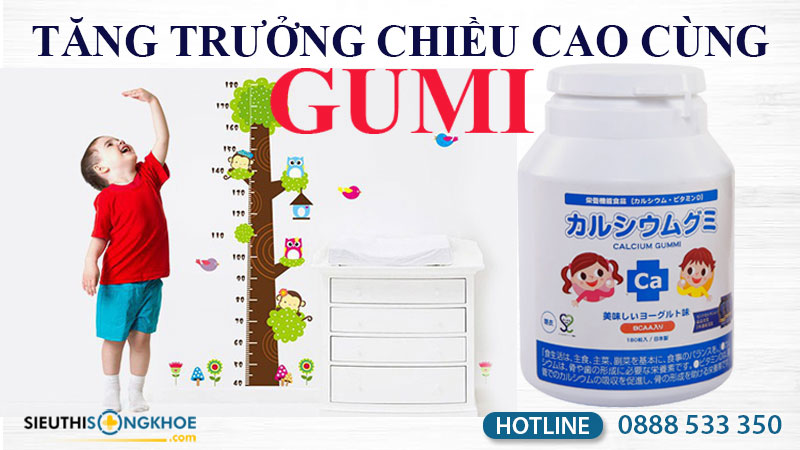 kẹo canxi gumi