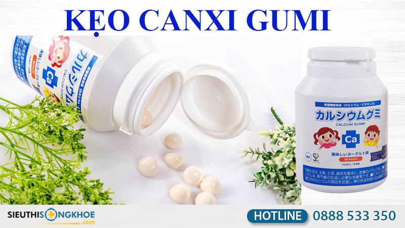 kẹo canxi gumi