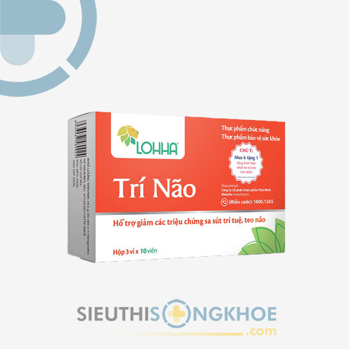 Lohha Trí Não - Viên Uống Hỗ Trợ Cải Thiện Tình Trạng Của Não Bộ