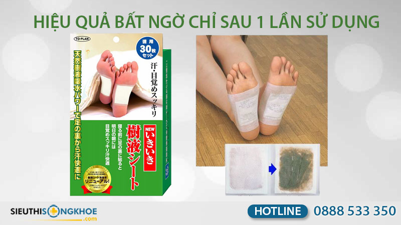 miếng dán thải độc chân Kenko